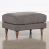 Adeline II Micro Suede 32" Ottoman 1 Adeline II Micro Suede 32" Ottoman -Furniture Store 256344 grey fabric ottoman signature 01