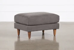 Adeline II Micro Suede 32" Ottoman