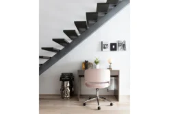 Phoebe Blush Velvet Rolling Office Chair 20 Phoebe Blush Velvet Rolling Office Chair -Furniture Store 256361 pink multi media office chair room 41