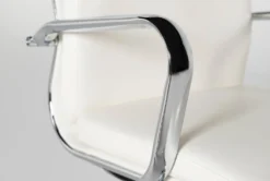 Moby White Faux Leather High Back Rolling Office Chair -Furniture Store 256363 white multi media office chair detail 04