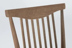 Magnolia Home Coffee Shop Low Back Dining Side Chair By Joanna Gaines -Furniture Store 257165 brown wood dining chair detail 44