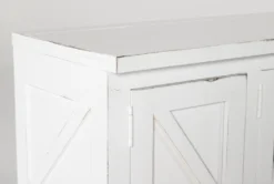 Sinclair II White 116" 4 Piece Entertainment Center With Glass Doors -Furniture Store 258168 white wood media wallentertainment center detail 44