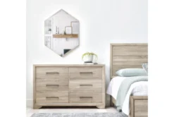 Hillsboro 6 Drawer Dresser -Furniture Store 260333 brown veneer dresser room 46