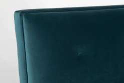 Holden IV 51" Velvet Settee -Furniture Store 260504 blue fabric settee detail 44