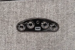 Frazier Stone Power Wallaway Recliner Recliner With Power Headrest & USB -Furniture Store 261569 brown polyester wallaway hardware 52