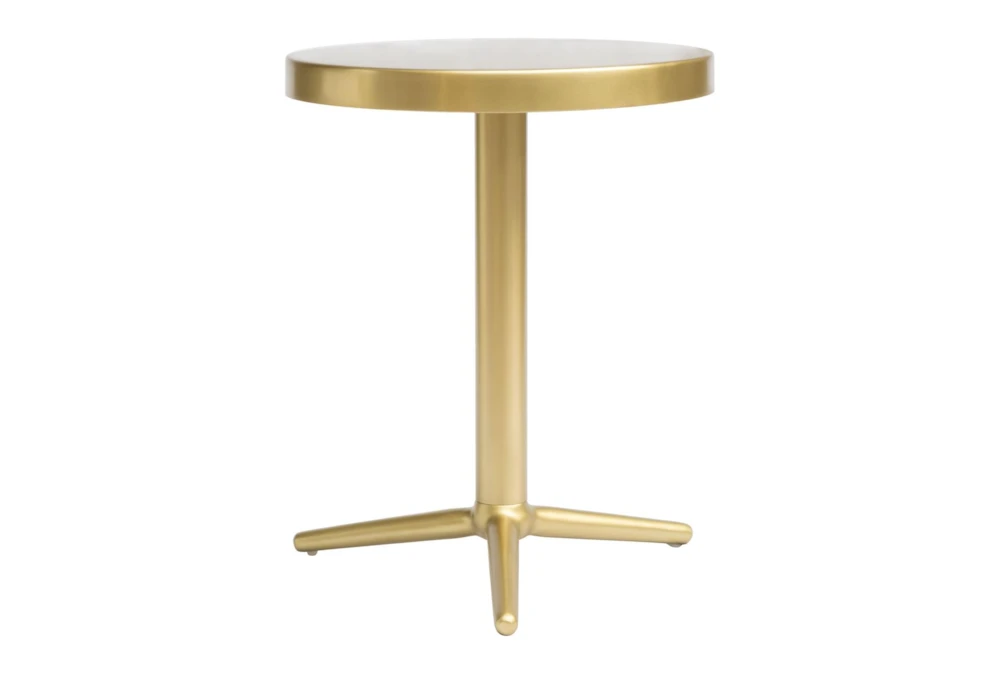 Gold Round Accent Table 5 Gold Round Accent Table - Image 3