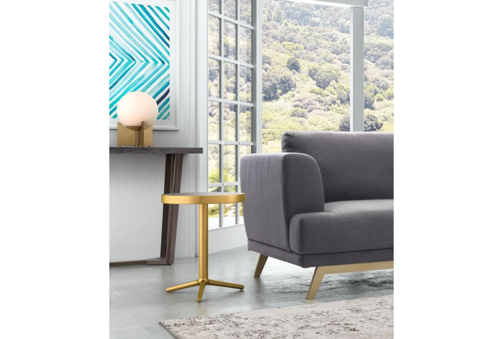Gold Round Accent Table 11 Gold Round Accent Table - Image 9