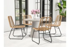 Trask Natural Dining Side Chair Set Of 2 -Furniture Store 262626 natural polyurethane dining chair room 85