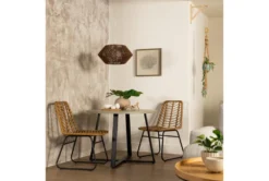 Trask Natural Dining Side Chair Set Of 2 -Furniture Store 262626 natural polyurethane dining chair room 89