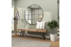 63" Industrial Metal And Wood Bench -Furniture Store 262744 brown wood dining bench room 92