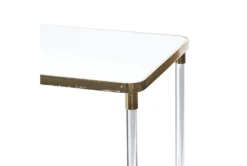 Acrylic 44" Console Table -Furniture Store 262757 gold metal sofa table detail 44