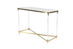 Acrylic 44" Console Table -Furniture Store 262757 gold metal sofa table material 76