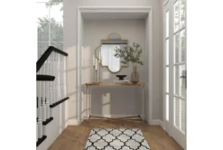 Acrylic 44" Console Table -Furniture Store 262757 gold metal sofa table room 86