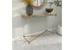 Acrylic 44" Console Table -Furniture Store 262757 gold metal sofa table room 88