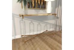 Acrylic 44" Console Table -Furniture Store 262757 gold metal sofa table room 90