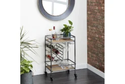 Rolling Industrial Bar Cart -Furniture Store 262760 wood room 70