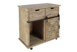 Farmhouse Wine Rack Cabinet