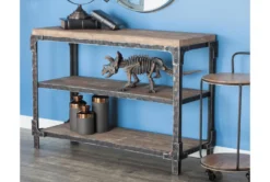 Wood And Metal Industrial 48" Console Table 11 Wood And Metal Industrial 48" Console Table -Furniture Store 262795 wood room 70