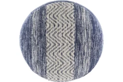 Pouf-Blue Denim White Stripe -Furniture Store 262860 fiber detail 45