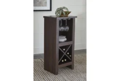 Ternly Brown Wine Cabinet -Furniture Store 266201 brown wood cabinet room 85