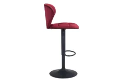 Era Red 24" Bar Chair -Furniture Store 266367 red fabric bar stool detail 51