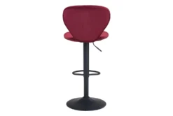 Era Red 24" Bar Chair -Furniture Store 266367 red fabric bar stool detail 53