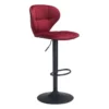 Era Red 24" Bar Chair 1 Era Red 24" Bar Chair -Furniture Store 266367 red fabric bar stool signature 09