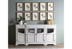Martin 72" Server -Furniture Store 267408 white wood buffet room 53