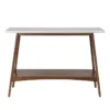 Blaire 48" Console Table 1 Blaire 48" Console Table -Furniture Store 267472 white wood sofa table front 02