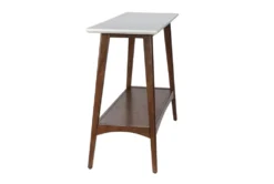 Blaire 48" Console Table 11 Blaire 48" Console Table -Furniture Store 267472 white wood sofa table side 14