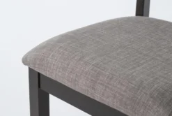 Pollie Dining Side Chair -Furniture Store 267679 black fabric dining chair detail 45