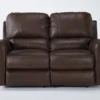Thorsten Leather 65" Power Reclining Loveseat With Power Headrest & USB