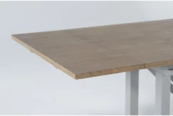 Ozzie 72-100" Extension Dining Table -Furniture Store 268236 grey wood dining table detail 46