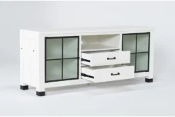 Wade 70" Tv Stand -Furniture Store 269889 white wood media console side 19