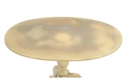 Round Gold Pedestal Accent Table -Furniture Store 269921 gold metal accent table detail 44