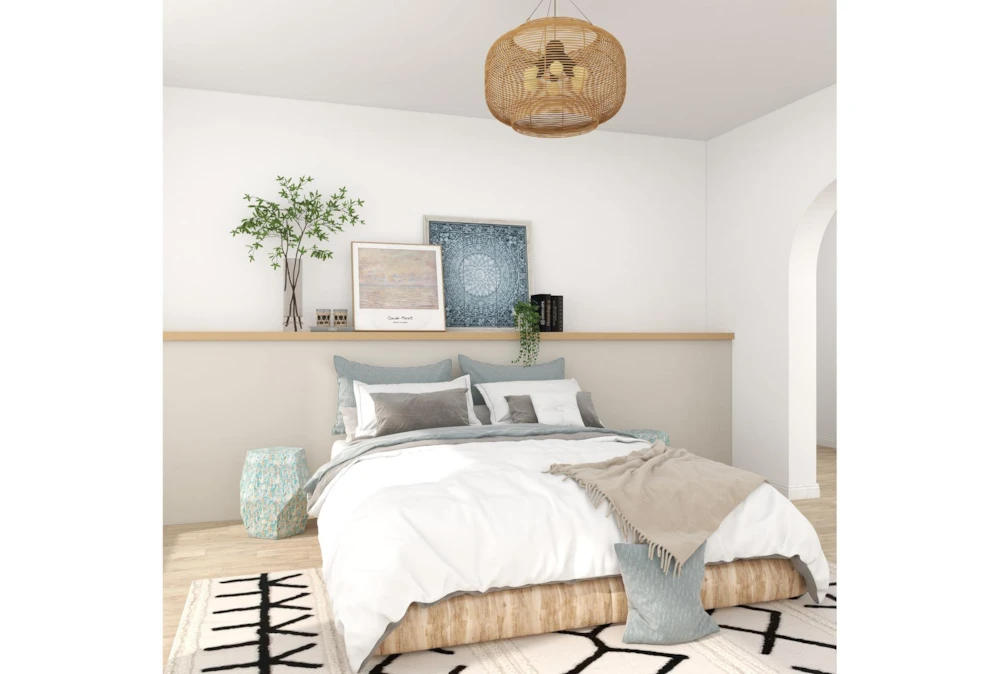 16" Shell Pentagon Faceted Multi-Color Drum Accent Table - Image 13