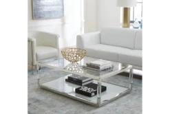 Jasper Glass Coffee Table With Storage -Furniture Store 270190 white glass coffee table room 89