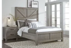 Austin King Bed -Furniture Store 270221 grey wood bed room 85