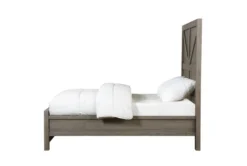 Austin King Bed -Furniture Store 270221 grey wood bed side 14
