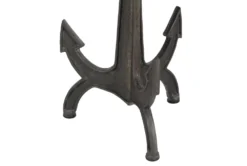Small Wood And Metal Anchor End Table -Furniture Store 270320 black metal accent table front 04