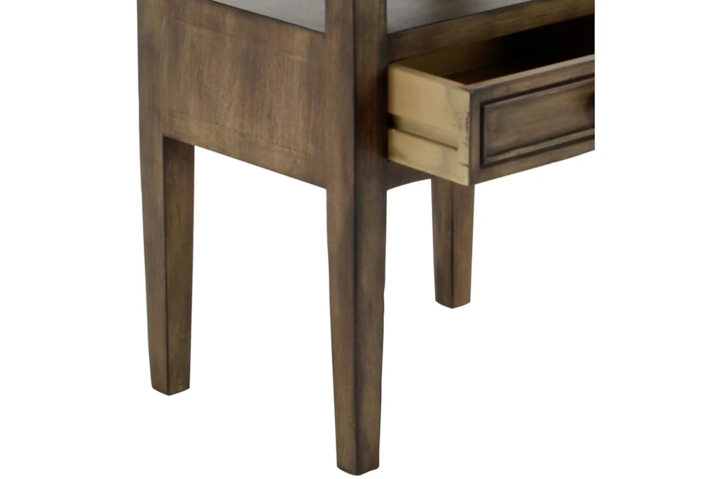 Wood 2 Drawer Accent Side Table 5 Wood 2 Drawer Accent Side Table - Image 3