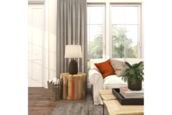 Light Brown Reclaimed Wood Drum Accent Table -Furniture Store 270332 brown reclaimed wood accent table room 93