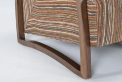 Benton IV Marshall Sunset 29" Accent Chair -Furniture Store 270863 orange fabric accent chair detail 45