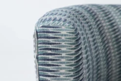 Retreat Twirl Cerulean 37" Swivel Accent Chair -Furniture Store 270864 blue fabric accent chair detail 47