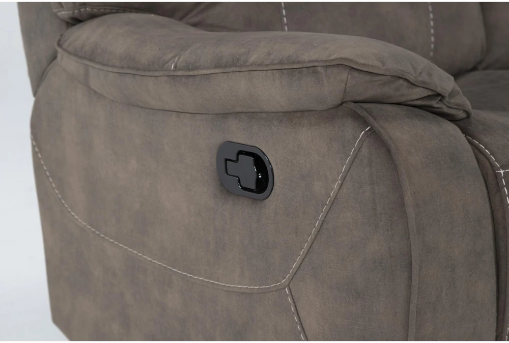 Dax Brown Manual Glider Recliner 6 Dax Brown Manual Glider Recliner - Image 5