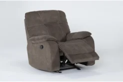 Dax Brown Manual Glider Recliner 9 Dax Brown Manual Glider Recliner -Furniture Store 270924 brown polyester recliner side 19