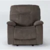 Dax Brown Manual Glider Recliner -Furniture Store 270924 brown polyester recliner v2 signature 012