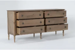 Magnolia Home Hartley 6 Drawer Dresser By Joanna Gaines 12 Magnolia Home Hartley 6 Drawer Dresser By Joanna Gaines -Furniture Store 271293 brown wood dresser side 21