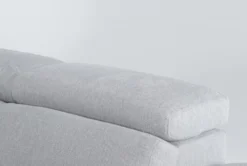 Dante 104" 3 Piece Convertible Sleeper Sectional With Left Arm Facing Storage Chaise -Furniture Store 271731 grey fabric sectional detail 45