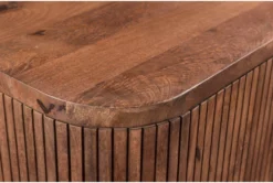 2 Door Rounded Cabinet -Furniture Store 271822 brown wood cabinet detail 44